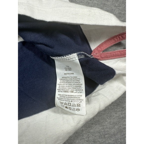 Boden 100% Cotton Stripes Ahead of the Rest Navy  & White Striped‎ Shirt Size 10 - Picture 9 of 9